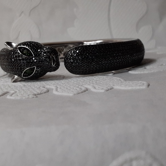 PRICE IS FIRM. 925 Genuine Russian Diopside and Genuine Black Spinel, Cat. - Picture 4 of 17